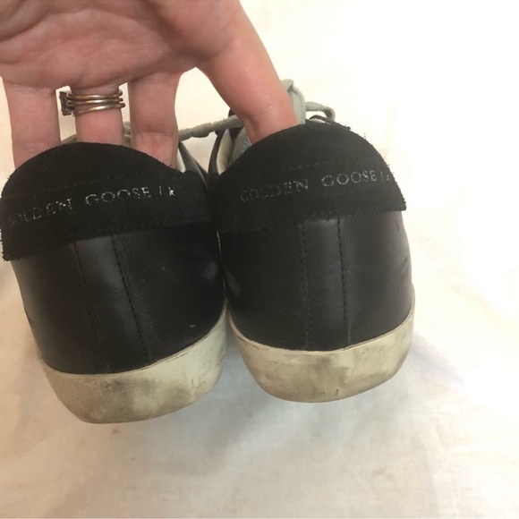 Golden Goose GGDB Superstar Black Limited Edition Norstrom Exclusive Sneakers 39 - Picture 5 of 10
